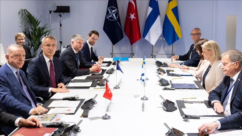 NATO-Türkiye-İsveç-Finlandiya dörtlü görüşmesinin ardından ortak bildiri imzalandı