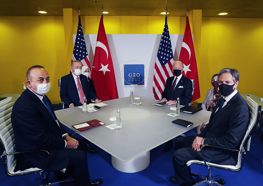 Erdoğan ile Biden G20 Liderler Zirvesi kapsamında görüştü