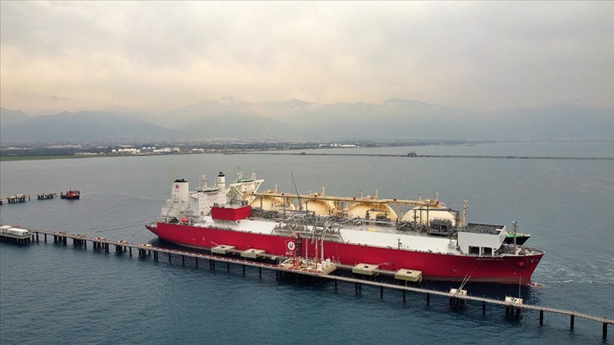 Türkiye’nin ilk FSRU gemisi 1 yılda 2,1 milyar metreküp gazı sisteme aktardı