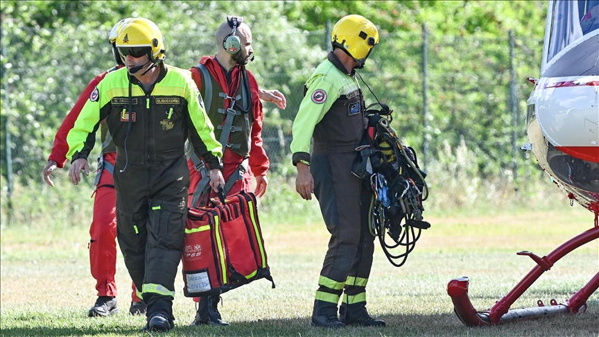 İtalya’da enkazına ulaşılan helikopterdeki 7 kişiden kurtulan olmadı