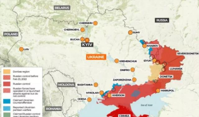 Medvedev’in paylaştığı harita gündem yarattı: Ukrayna 4 ülke arasında bölüşüldü!