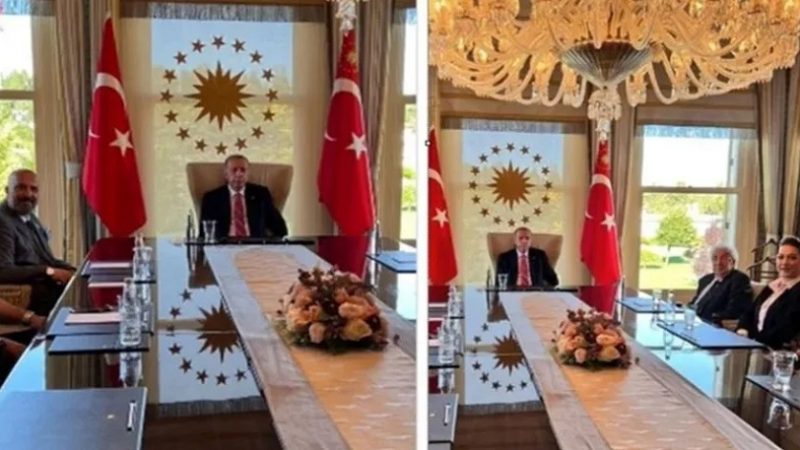 Erdoğan, Osmanlı torunlarını Çankaya Köşkü’nde ağırladı