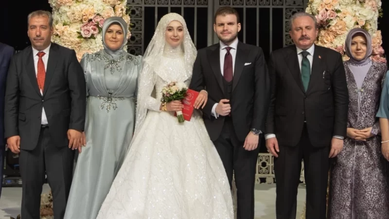 TBMM Başkanı Mustafa Şentop’un oğlu evlendi