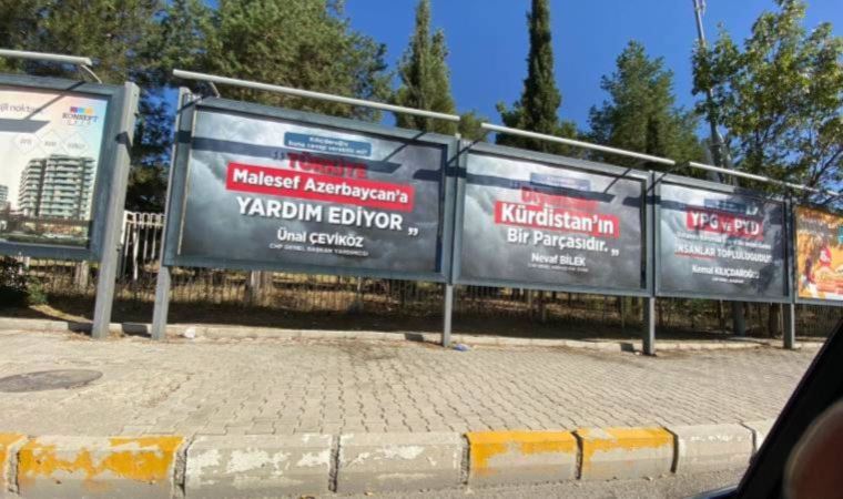 CHP kurmaylarından AKP Elazığ İl Başkanlığı’nın afişlerine tepki: ‘Bizde onlara verecek malzeme yok’