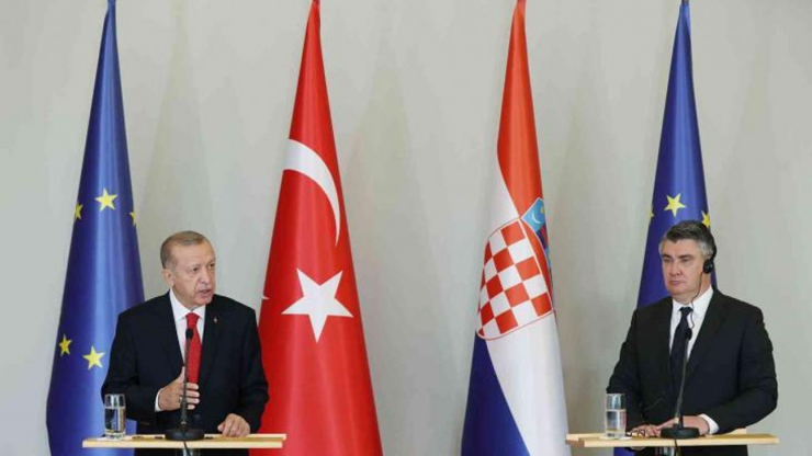 Erdoğan ve Milanovic’ten ortak basın toplantısı