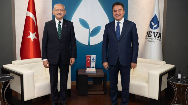 Kılıçdaroğlu, Babacan’ı DEVA Partisi Genel Merkezi’nde ziyaret etti