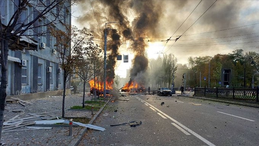 Ukrayna’nın başkenti Kiev’e insansız hava araçlarıyla saldırılar düzenleniyor