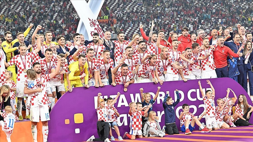 Hırvatistan 2022 Dünya Kupası’nı üçüncü tamamladı