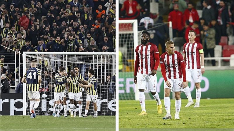 Fenerbahçe ve Sivasspor Avrupa’ya veda etti