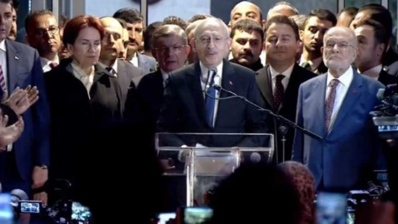CHP Genel Başkanı Kılıçdaroğlu, ‘Millet İttifakı’nın ortak Cumhurbaşkanı adayı’ ilan edildi