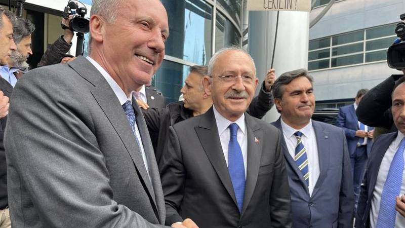 İnce ile Kılıçdaroğlu, Memleket Partisi Genel Merkezi’nde bir araya geldi
