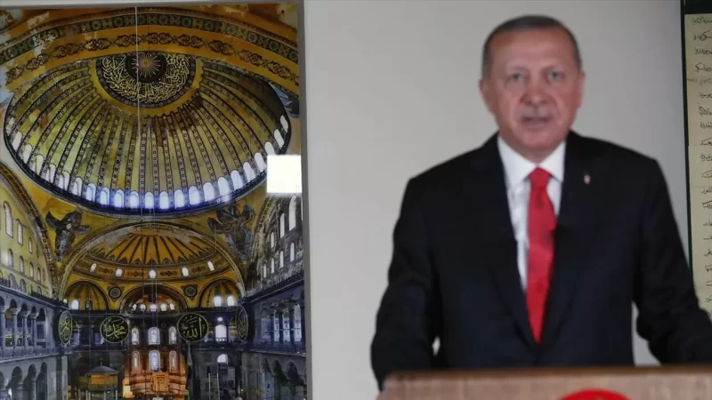 Cumhurbaşkanı Erdoğan, seçim programını Ayasofya’da sonlandıracak