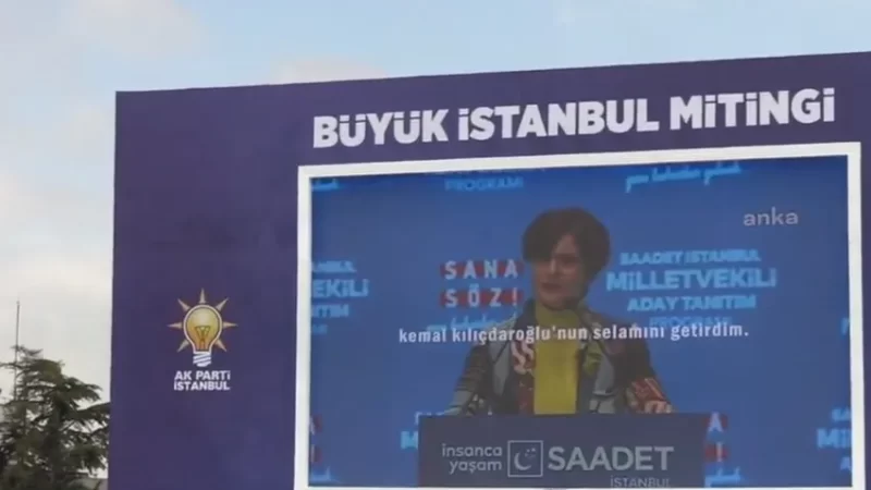 Kaftancıoğlu, AKP mitinginde kendi görüntülerinin izletildiği anları paylaştı: Hemşehri dayanışması