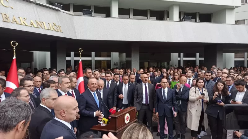 Dışişleri Bakanı Hakan Fidan, görevi Mevlüt Çavuşoğlu’ndan devraldı