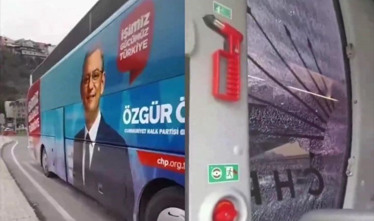 Valilikten CHP’nin miting otobüsüne taş atılmasına ilişkin açıklama: ‘Serbest bırakıldı’