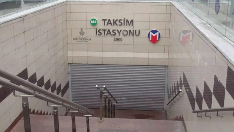 AKP’nin ‘8 Mart’ kutlaması! Taksim-Şişhane metro istasyonu kapatıldı